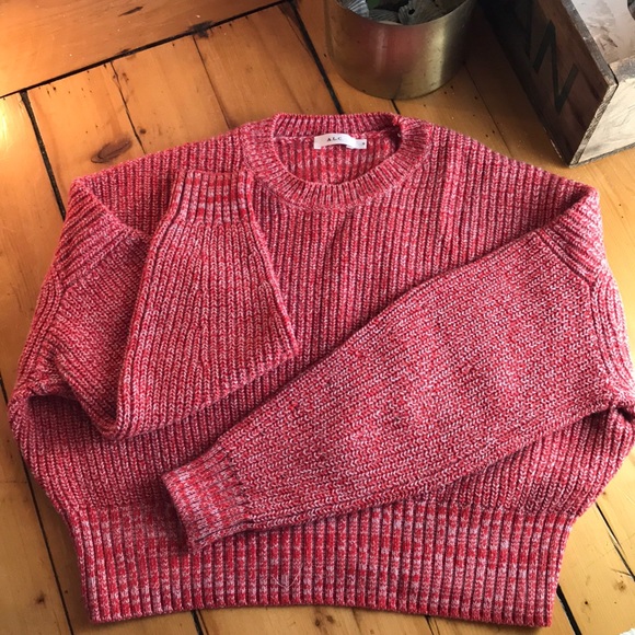 A.L.C. Webster cashmere cotton red sweater - Picture 6 of 6